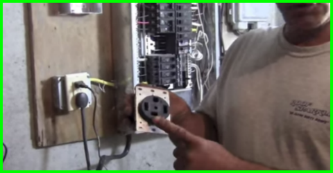  how to vire a 4 wire 220V outlet