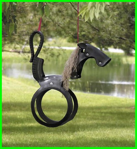 Tire Swing Horse