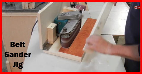 How to build a belt sander jig