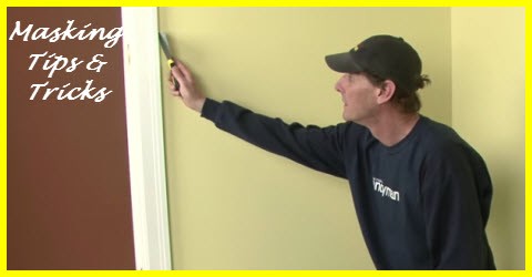 How to mask trim before painting