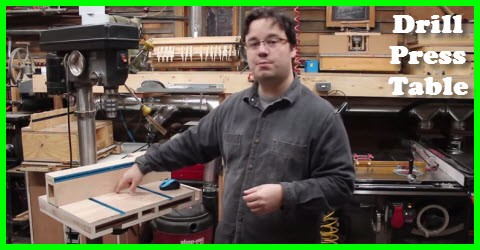 Build an awesome auxiliary drill press table