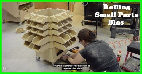 Every Shop Needs A Rolling Small Parts Storage Organizer
