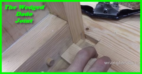 How To Make A Wedged Dado Joint