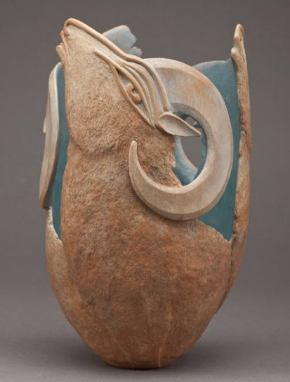 Ram Vase