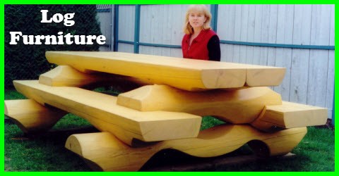 great log furniture