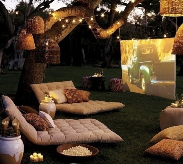 set up a movie theater