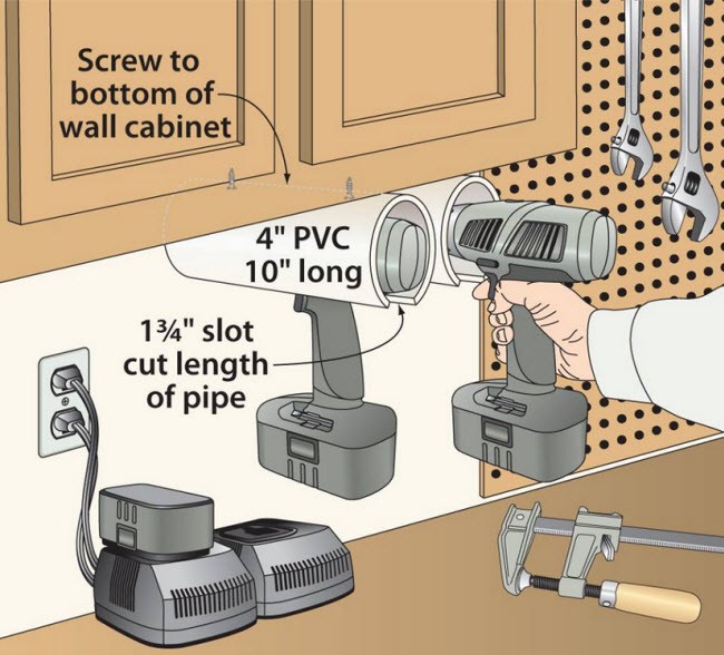 Quick Tip drill hanger