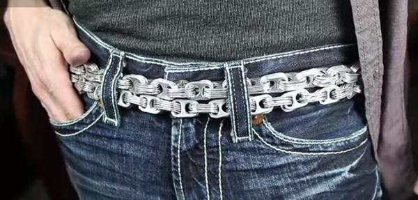 Aluminum chain belt
