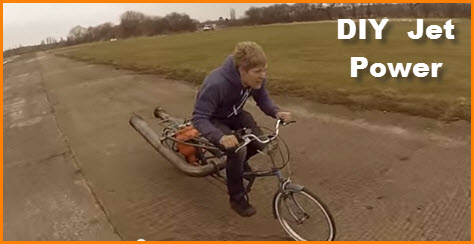 DIY Jet Powered Bicycle