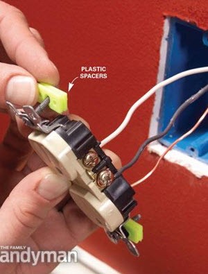 Use plastic spacers