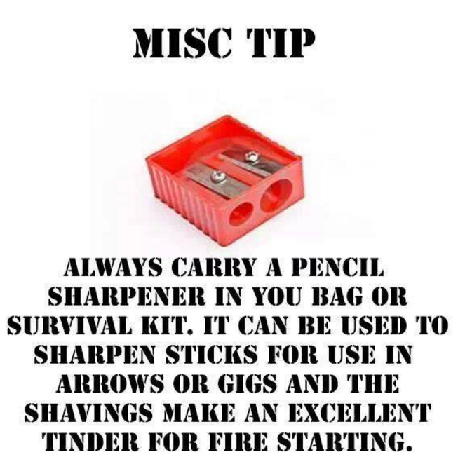 pencil sharpener tip
