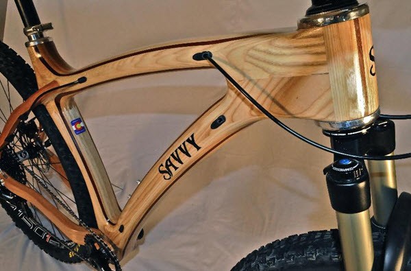 wooden bicycle