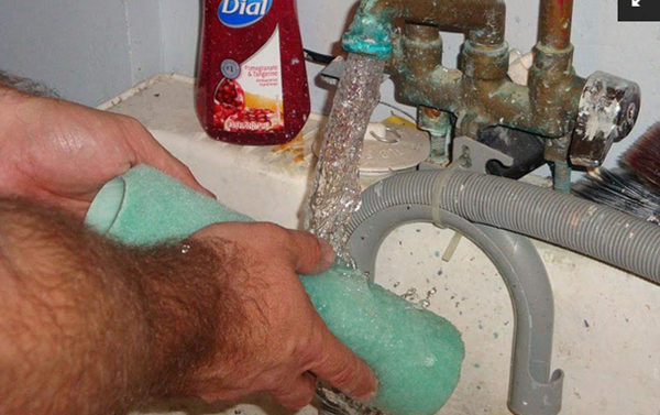 wash your roller