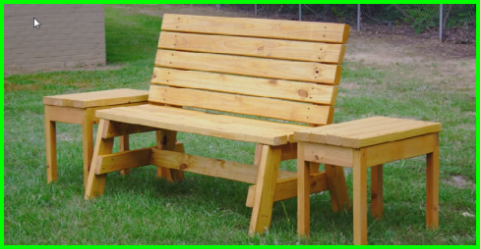 How to build a garden bench