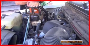 Charging your car battery with a chain saw