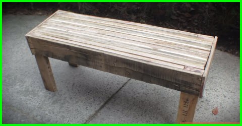 How To Build A Pallet Wood Bench