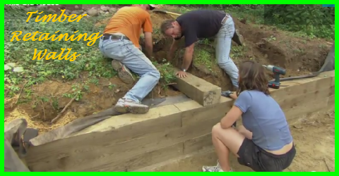 How To Build A Timber Retaining Wall