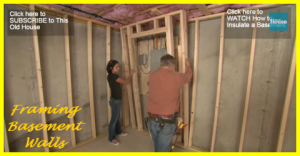 How To Frame Basement Walls