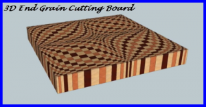 How To Make A 3D End Grain Cutting Board