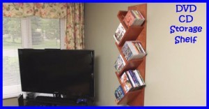 How To Make A DVD CD Storage Shelf