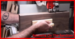 How To Resaw A Board On The Bandsaw