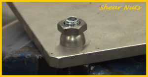 Shear Nuts For Security Situations