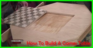 How To Build A Games Table