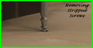 How To Remove A Stripped Screw