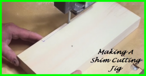 How to make a shim cutting jig