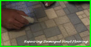 How to repair damaged vinyl flooring