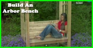 How to build an arbor bench
