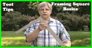 How to use a framing square