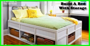 How to build a bed with storage