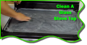 How to clean a glass stove top