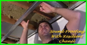 how to soundproof a ceiling with resilient channel