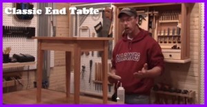 How to build a classic end table