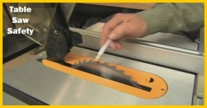 table saw safety rules