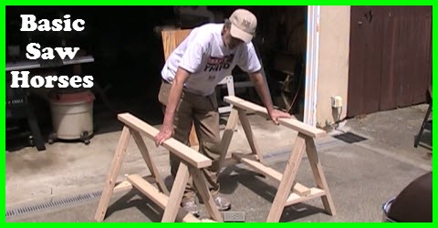 Build A Basic Set Of Saw Horses