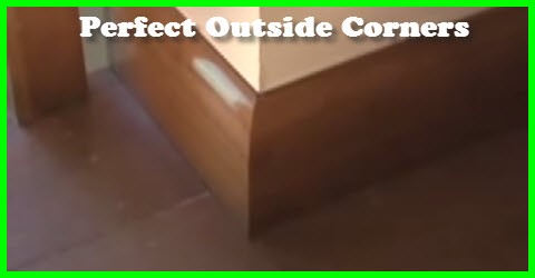 How to cut the perfect baseboard outside corner