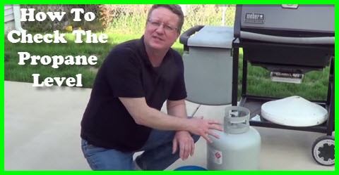 How to check the propane level in your propane tank