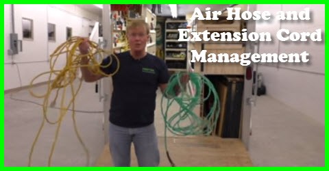 How to manage your extesion cords and air hoses