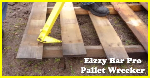 Pallet wood wrecking bar