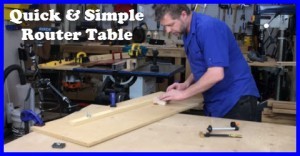 how to build a router table