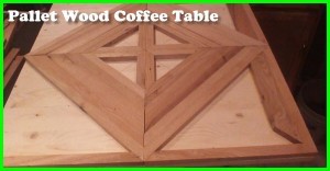 How To Make A Fancy Pallet Wood Coffee Table Top