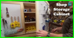 How to build an upper shop storage cabinet