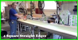 How to get 4 square straight edges