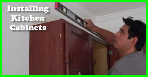 Installing Kitchen Cabinets