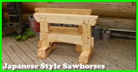 Japanese style saw horses