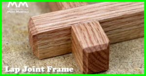 Make a lap joint picture frame