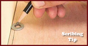 Pencil scribing tip